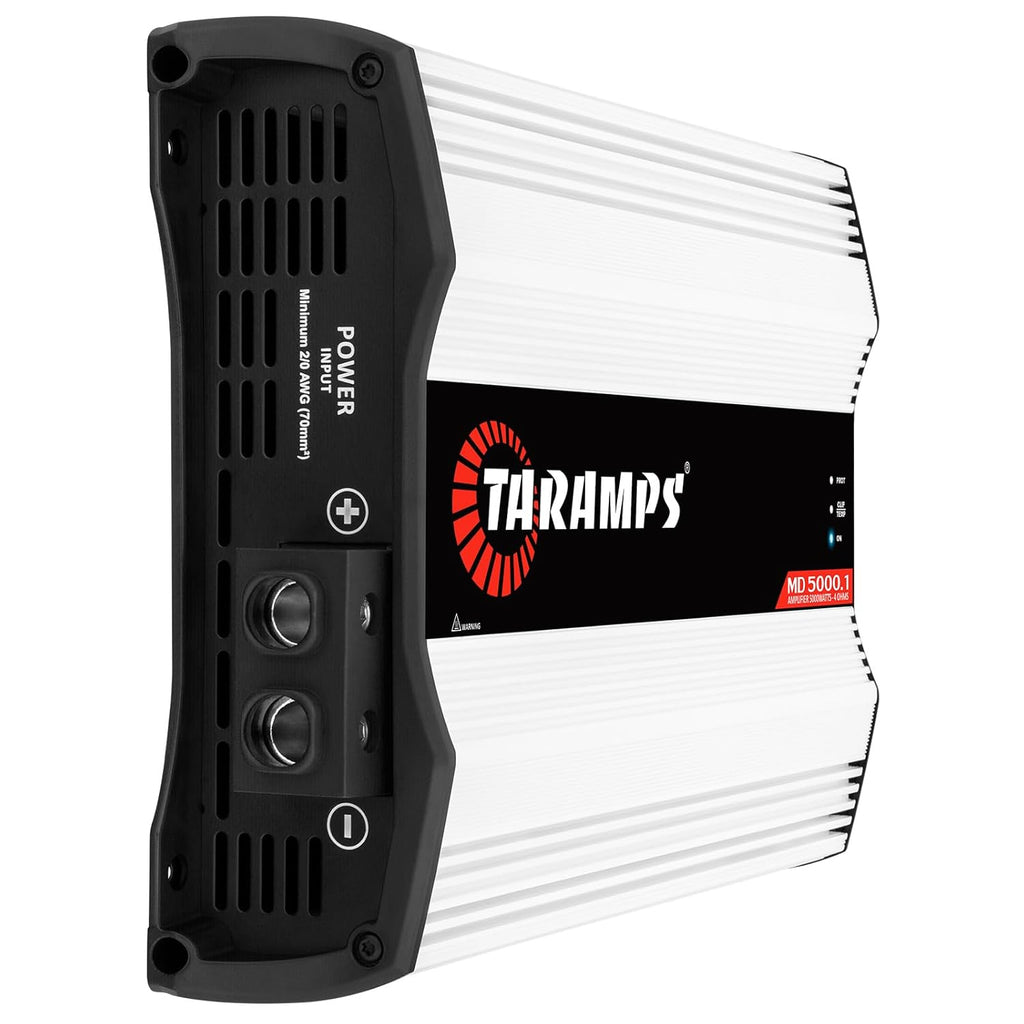 Taramps MD 5000.1 4 Ohms Stable, Car Audio Amplifier – 5000 Watts RMS Mono, Class D Mosfet Full Range, High Power Bass Boost Monoblock for Car Subwoofers, Speakers & Sound Systems