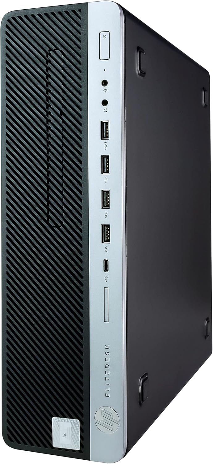 HP EliteDesk 800G4 Desktop Computer | Hexa Core Intel i5 (3.2) | 32GB DDR4 RAM | 1TB SSD Solid State | Windows 11 | Home or Office PC (Renewed)