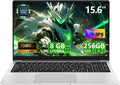 15.6" Laptop Computer DDR4 8GB RAM 256GB SSD,traditional laptop computers with N4000 (Up to 2.60 GH) 15.6 Inch FHD Display 1920*1080,Lightweight Lap top-For Students/Commuters/Business Professionals