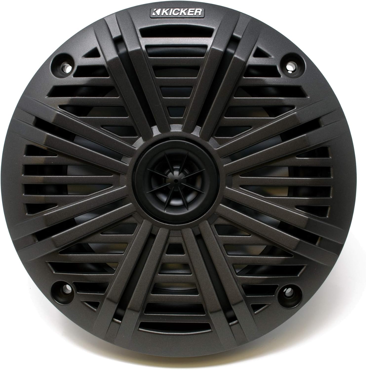 KICKER 6.5" Marine Speakers (2 Pair) Charcoal Salt Water Grills OEM Replacement Speakers