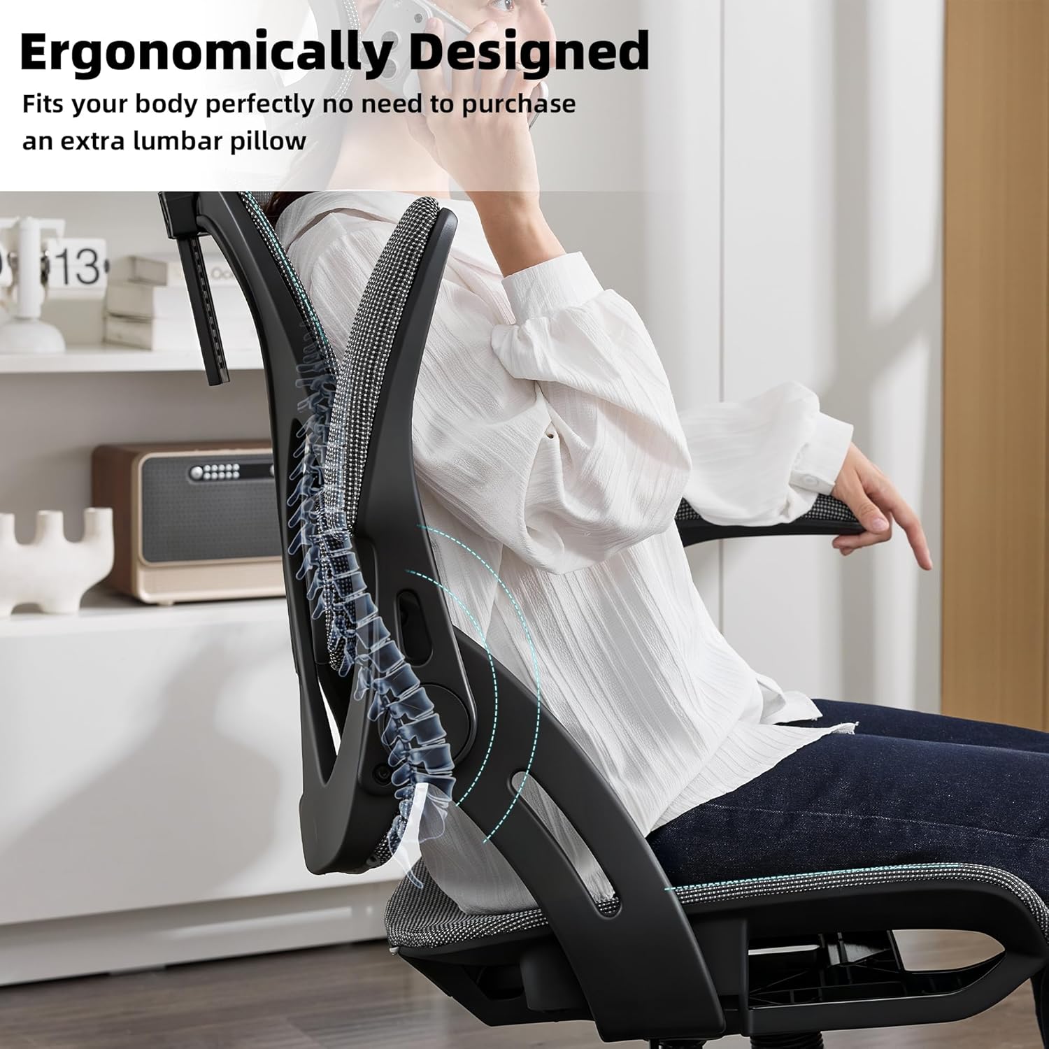 Home Executive Office Desk Chairs Gaming Chairs for Adults Ergonomic Chair Desk Chair Computer Chair for Bedroom Comfortable Office Chair