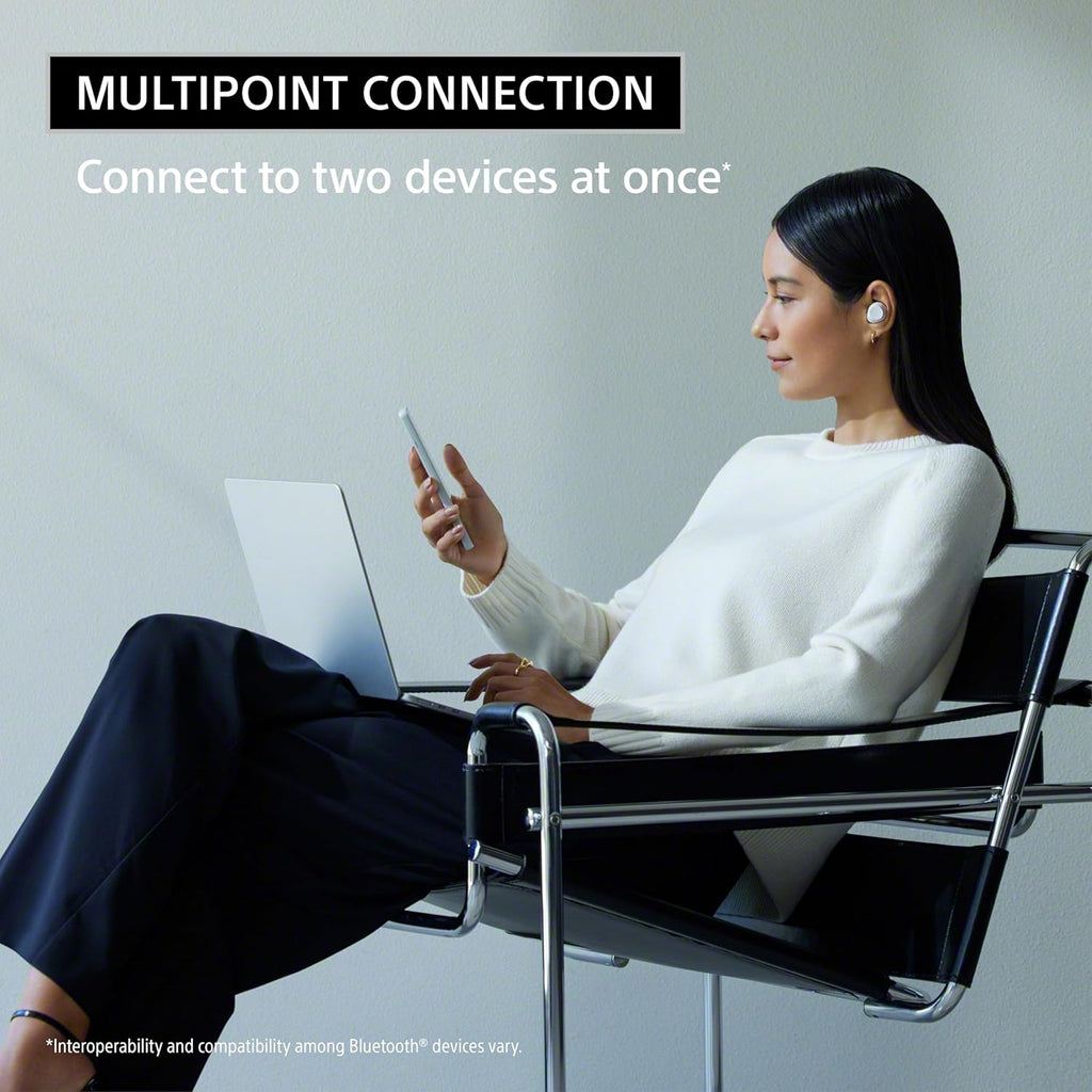 Sony WF-C710N Truly Wireless Noise-Canceling Earbuds with up to 30-Hour Battery Life, Lightweight and Secure, Black