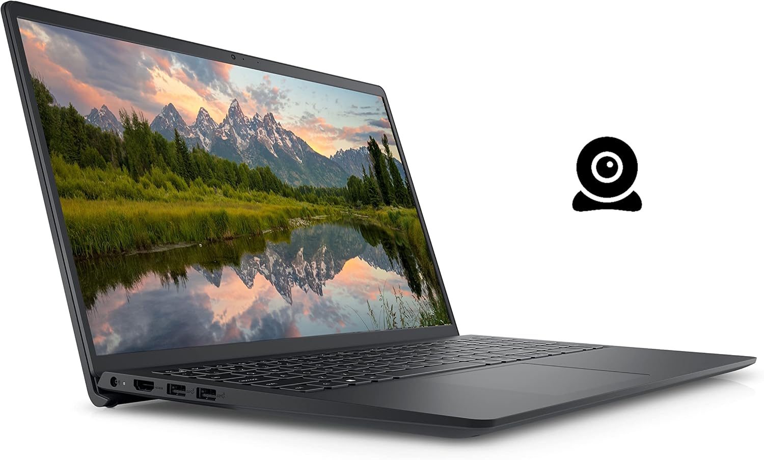 Dell 2022 Inspiron 15 Laptop, 15.6" HD Display, Intel Celeron N4020 Processor, 16GB DDR4 RAM, 1TB PCIe SSD, Webcam, HDMI, Wi-Fi, Bluetooth, Windows 11 Home, Black