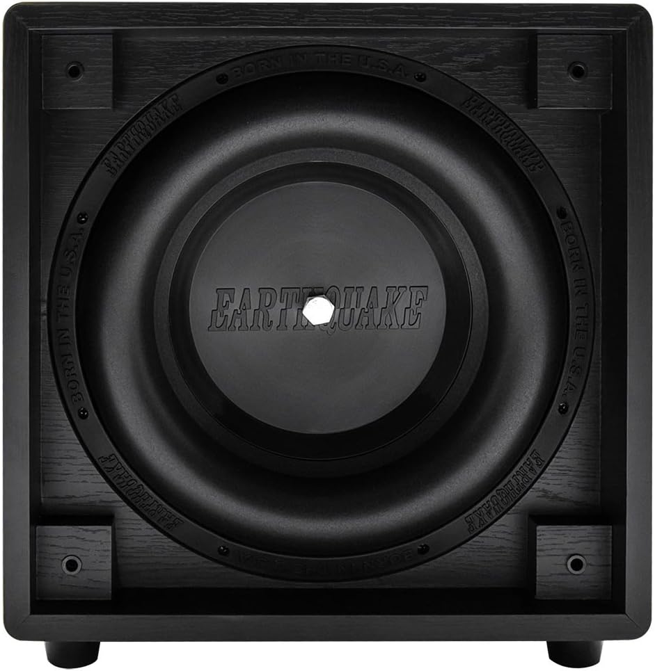 Earthquake Sound Supernova MKIV-10 Powered Subwoofer with SLAPS Technology, Black Ash