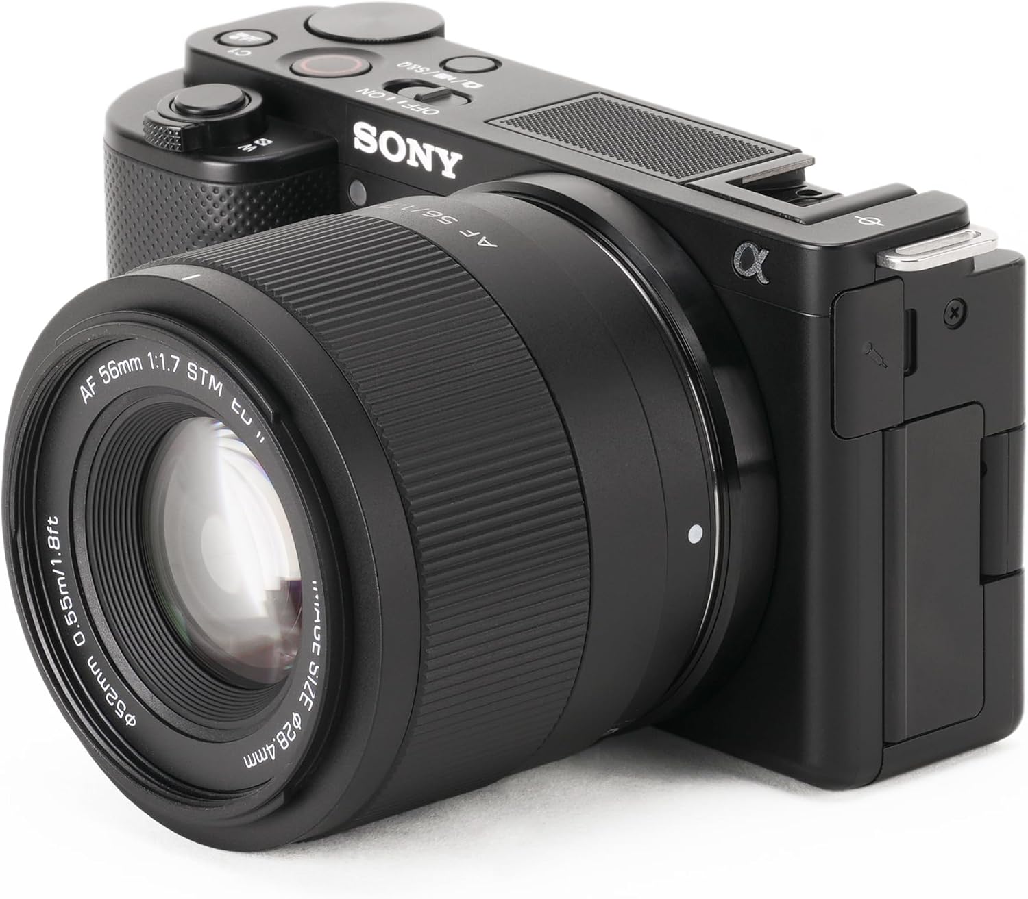 VILTROX 56mm f/1.7 E Lens for Sony, 56mm APS-C E Mount Len, Auto Focus e Mount Portrait Lens for Sony a7IV a7RV a6400 a6700 ZV-E10 a6600