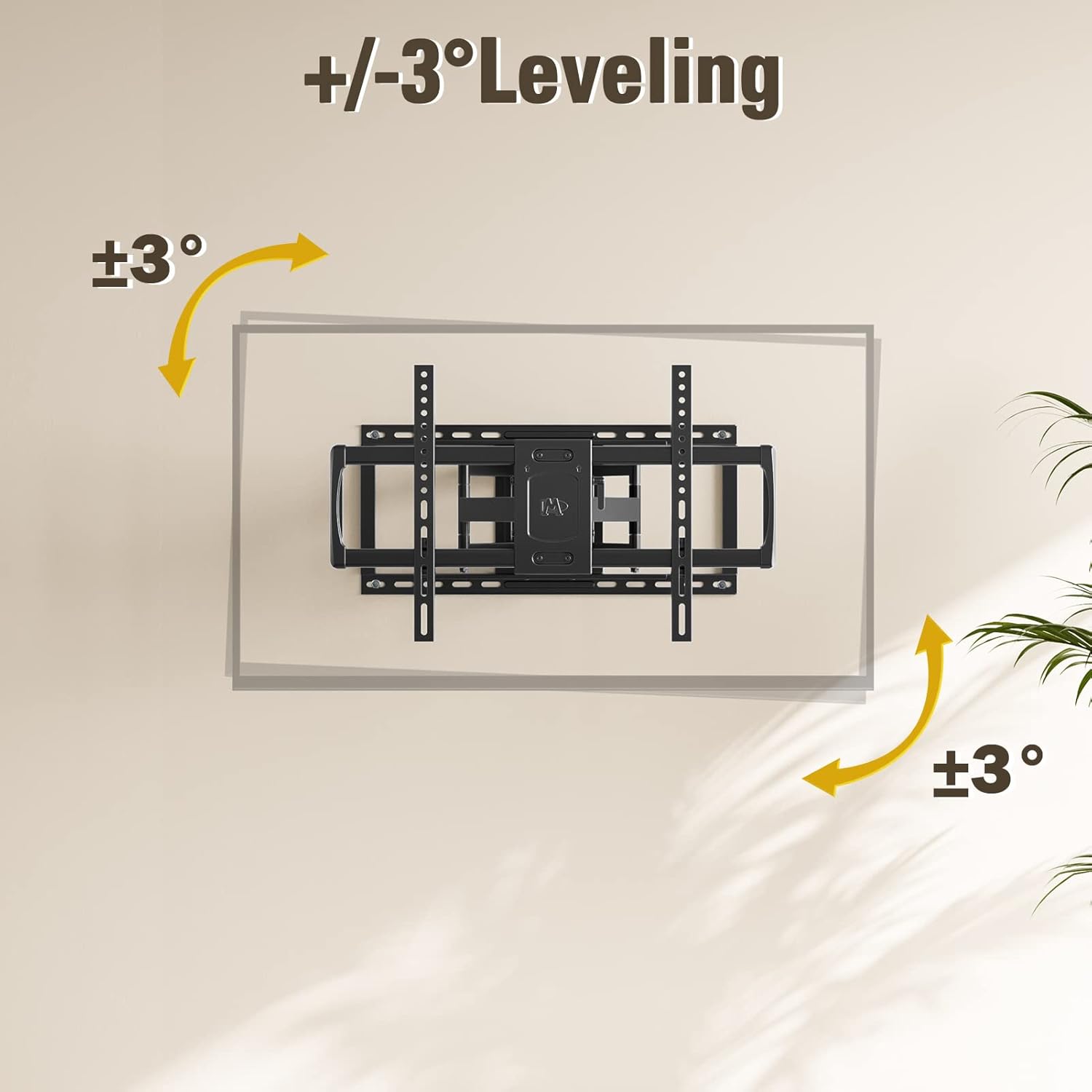 Mounting Dream Full Motion TV Wall Mount for Most 42-90 Inch TVs, Heavy Duty Wall Mount TV Bracket with 6 Strong Articulating Arms, Max VESA 600x400mm, Up to 132LBS, Fits 16/18/24'' Wood Studs, MD2298