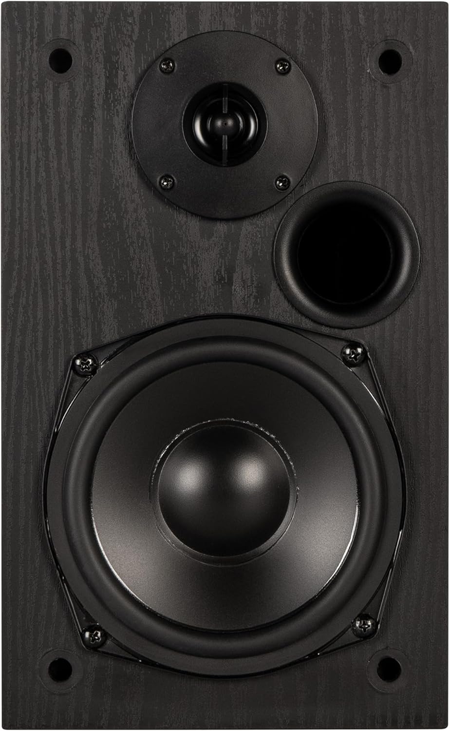 MTX Audio MONITOR5i 5.25 Inch 2-Way Bookshelf Speakers, 200W Polypropylene Wired Home Theater and Music Speaker System with RCA Input, Black