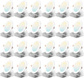 Amico 24 Pack 6 Inch 5CCT Ultra-Thin LED Recessed Ceiling Light with Junction Box, 2700K/3000K/3500K/4000K/5000K Selectable, 1050 Lumens, Dimmable Canless Wafer Downlight, 12W Eqv 110W-ETL&FCC