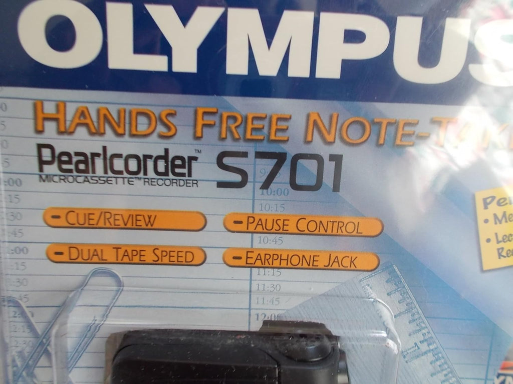 Olympus S701 Pearlcorder Microcassette Recorder