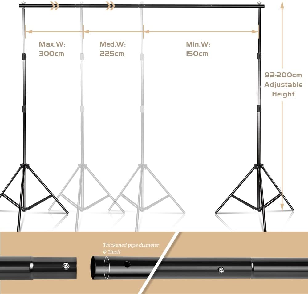 ShowMaven Photography Lighting Kit, Softbox Lighting Kit with Photo Backdrop for Product Photography, Portrait photography, Video Shooting Photography
