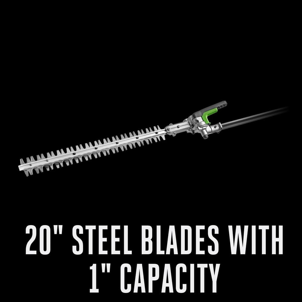 EGO HTA2020 20-Inch Carbon Fiber Hedge Trimmer Attachment for EGO 56-Volt Lithium-ion Multi Head System