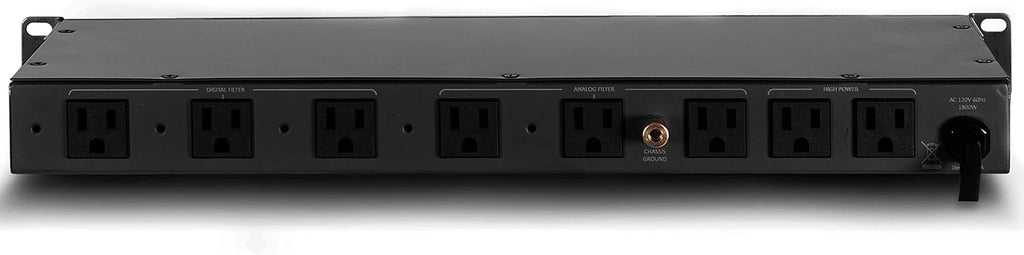 PMX-3300 Power Conditioner and Surge Sequencer 10 Protected Outlets and 3 Zones 15A with LED Voltmeter Display & Pullout Light