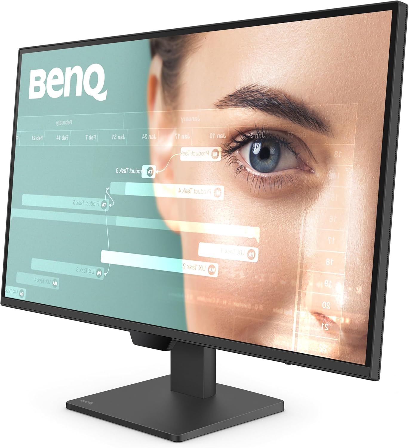 BenQ GW2790Q 27” 2K QHD 100Hz IPS Eye-Care Monitor, HDMI, DisplayPort, 2560×1440, Ultra Slim Bezel, Eyesafe, VESA MediaSync, Brightness Intelligence Tech., B. I. Gen2, Low Blue Light Plus