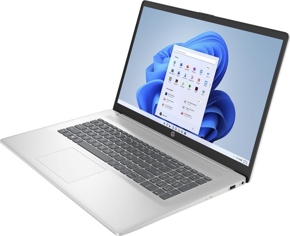 HP 17 Business Laptop 2024 Flagship, 17.3" FHD IPS Display, 6-Core Intel i3-1215U (Upto 4.4 GHz), 32GB RAM, 1TB SSD, UHD Graphics, Wi-Fi, Privacy Camera, Long Battery, Windows 11 Pro +MarxsolAccessory