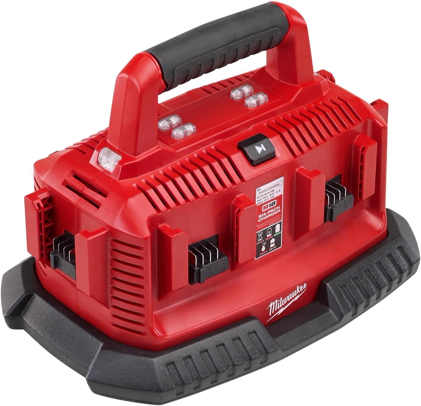 Milwaukee 48-59-1806 M18 Six Pack Sequential Charger