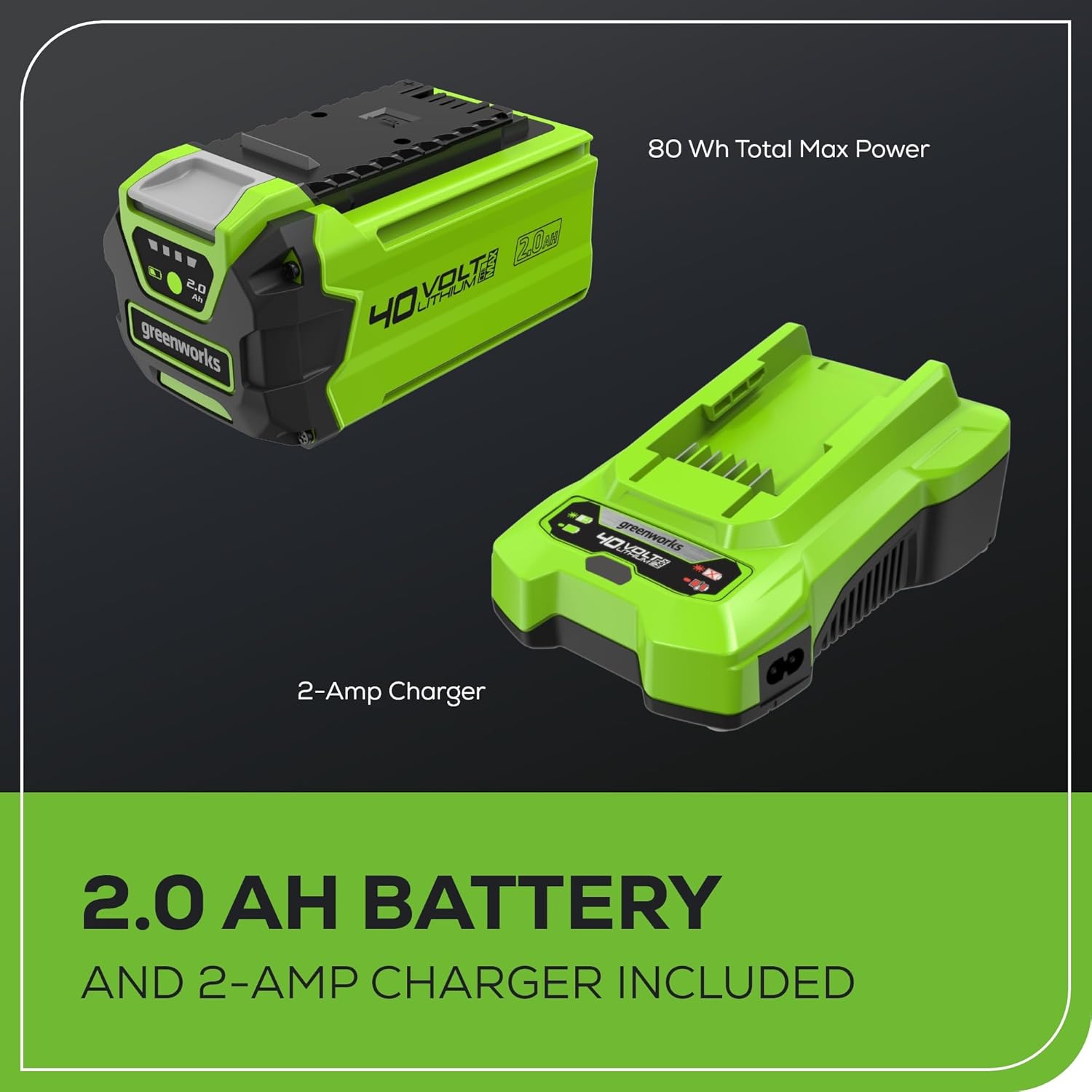 Greenworks 40V Cordless Yard Tool Combo Kit with 2.0Ah Battery & Charger – 12" Auto Feed String Trimmer and 390 CFM Leaf Blower, Lightweight Design