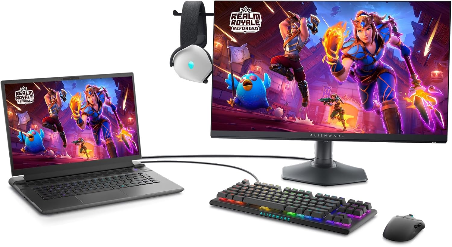 Alienware - AW2724HF 27" IPS FHD Gaming Monitor - 360Hz - AMD Free-Sync Premium - VESA - HDMI, DisplayPort