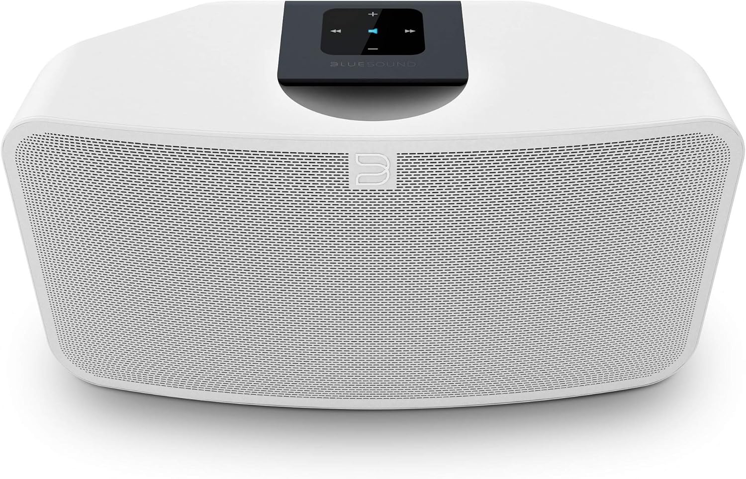 Bluesound Pulse MINI 2i Compact Wireless Multi-Room Smart Speaker with Bluetooth - White - Compatible with Alexa and Siri