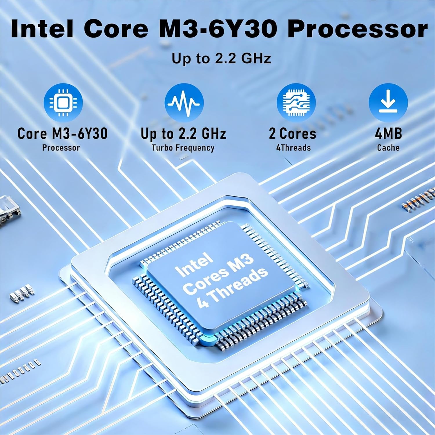 2026 New Laptop Computer, 15.6 Inch Window 11 Pro Lap Top PC 16GB RAM 256GB SSD, Core M3(Beat N4000), 2-Year Warranty, Office 365, FHD 1920 * 1080, 180°Open, UHD Graphics, Full-Size Keyboard