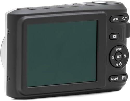 KODAK Pixpro FZ45 Digital Camera Bundle, Includes: SanDisk 64GB SDXC Memory Card, Spare Batteries and Card Reader (4 Items) (White)