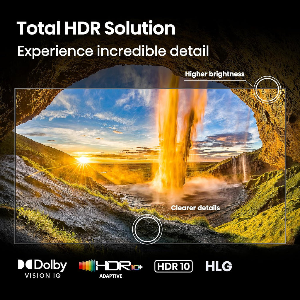 Hisense 55" Class U6 Series Mini-LED 4K UHD Smart Fire TV (55U65QF, 2025 Model) - QLED, Native 144Hz, HDR10+, Dolby Vision IQ, Dolby Atmos, Game Mode Pro, ALLM, Alexa Built in, Black