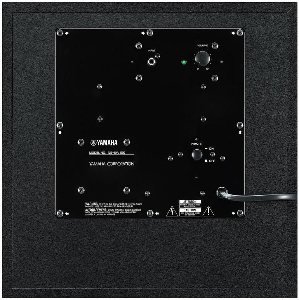 Yamaha Audio 10" 100W Powered Subwoofer - Black (NS-SW100BL)