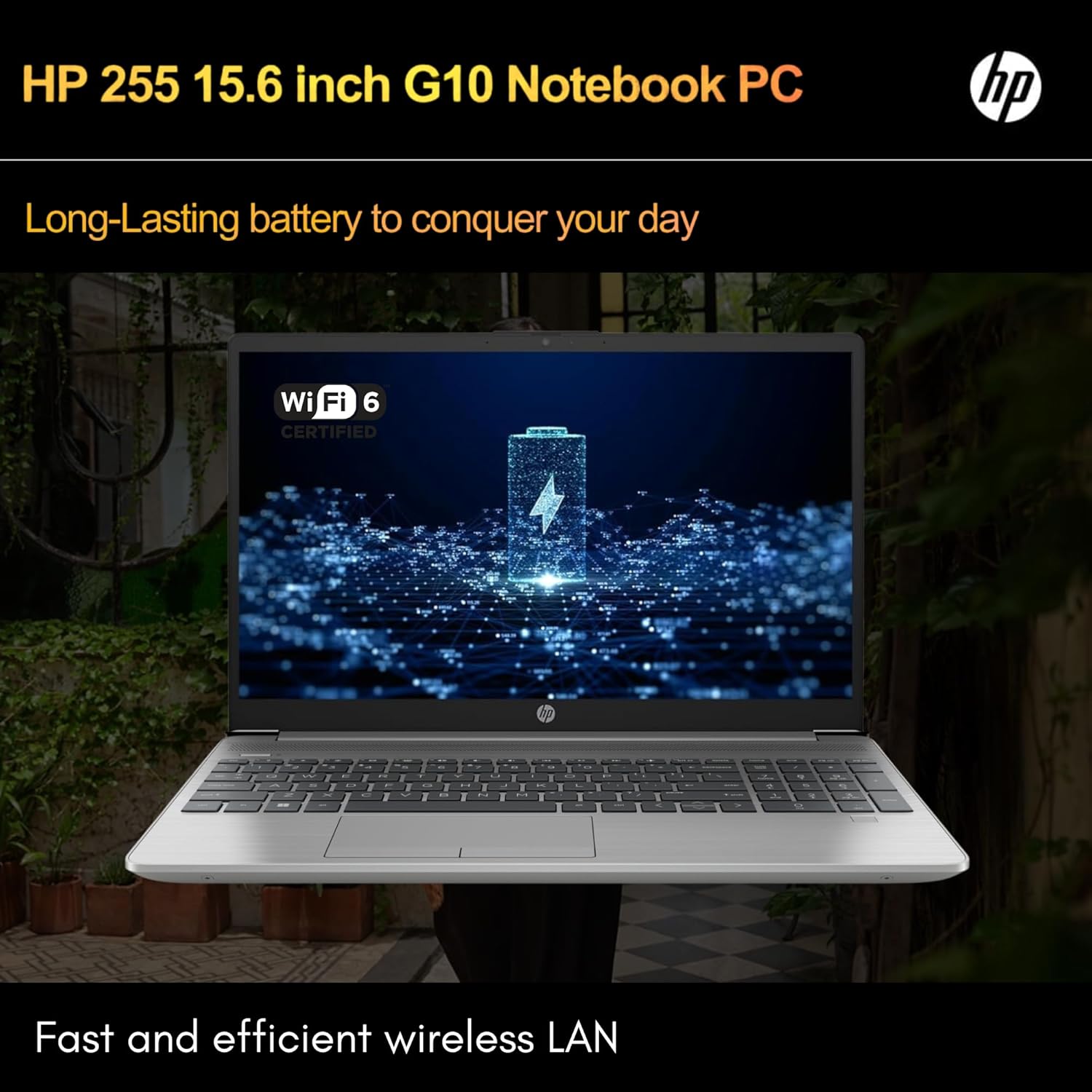 HP 255 G10 Laptop for Home or Work, 16GB RAM, 1TB SSD, 15.6" Full HD, Ryzen 3 7330U (Beat Intel i5-1135G7), HDMI, USB-C, Windows 11 Pro, Business and Fun Ready