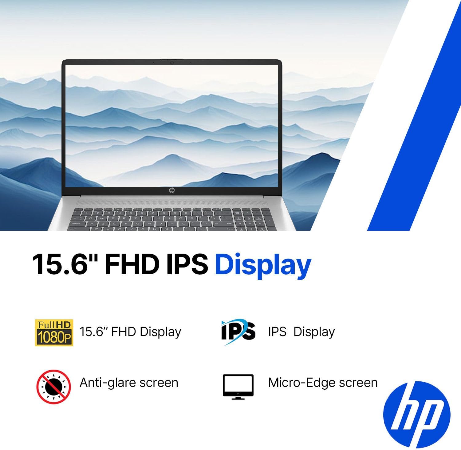 HP 15.6" 2026 Edition FHD Laptop Computer • 13th Gen Intel 8 cores i3 CPU • 8GB RAM • 256GB PCle SSD • Fingerprint Reader • Fast Wi-Fi 6 • Windows 11 • for Business & Student