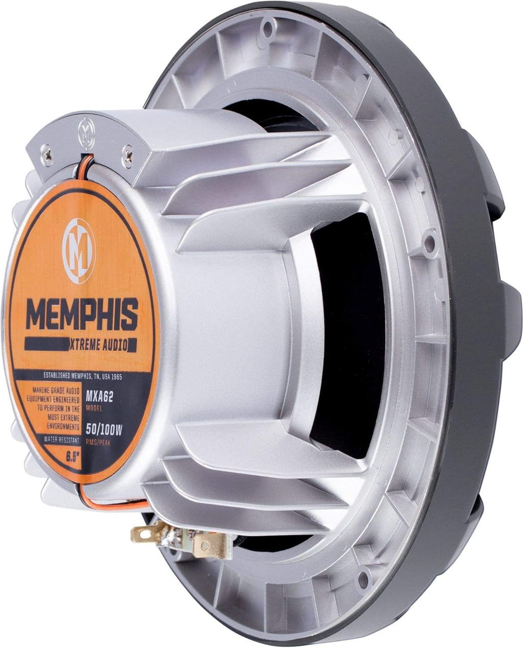 Memphis MXA60L MXA 6.5" Marine Grade Coaxial Speakers w/RGB LED - Pair
