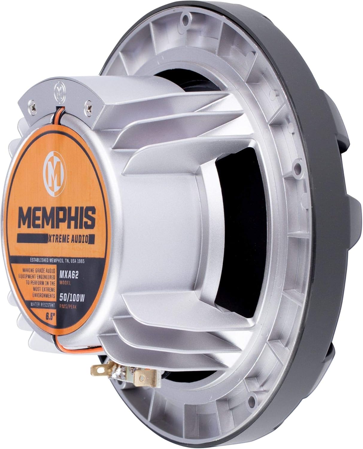 Memphis MXA60L MXA 6.5" Marine Grade Coaxial Speakers w/RGB LED - Pair