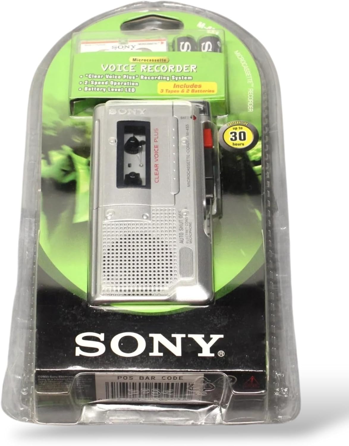 SONY M-455 Microcassette Recorder Value Pack (SONY M455)