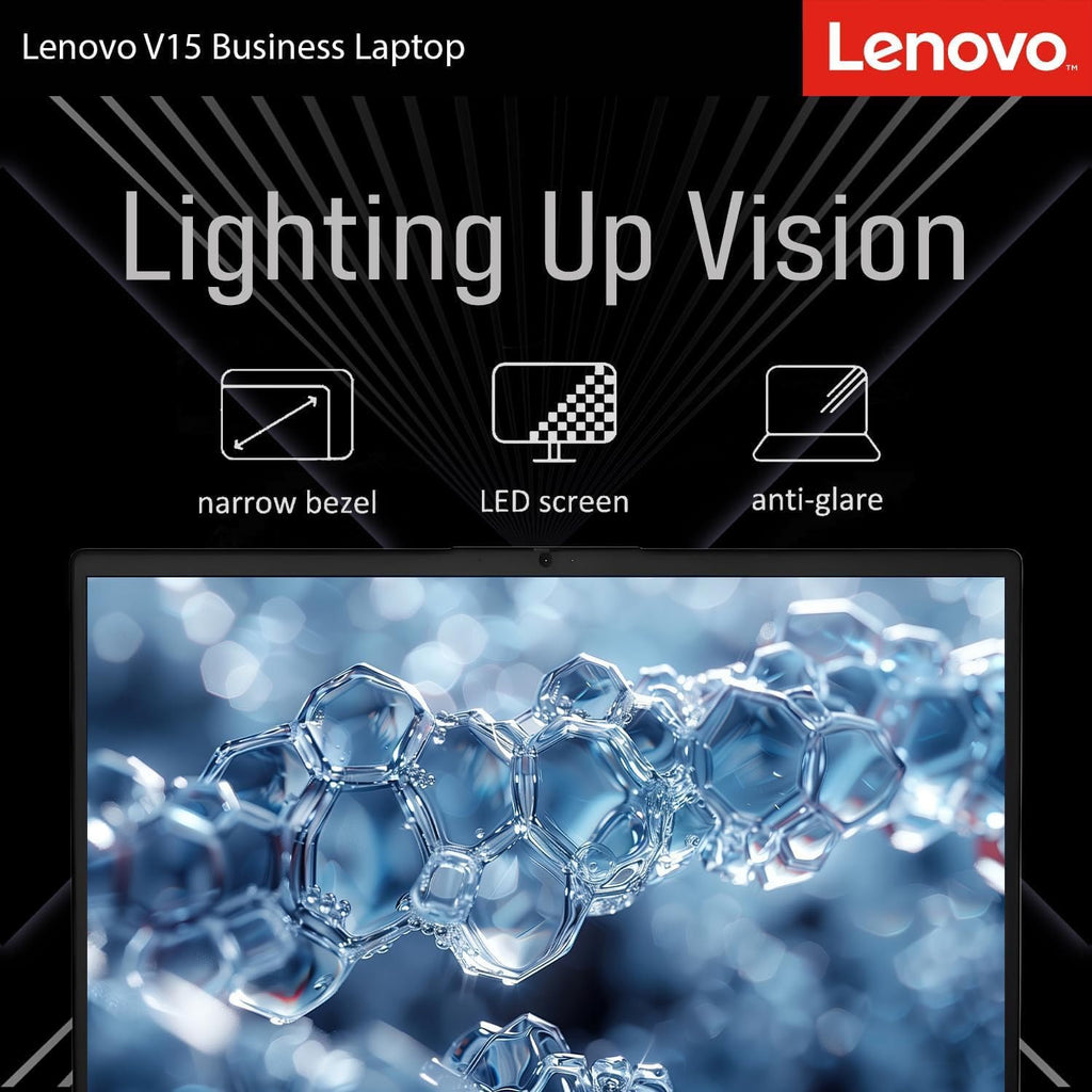 Lenovo 2026 New V15 Laptop for Student & Business, Powerful Intel N150 Quad-Core CPU, 15.6 inch FHD, 8GB RAM, 256GB SSD, Ethernet Port RJ-45, Windows 11 Pro, Long Battery Life, No Mouse