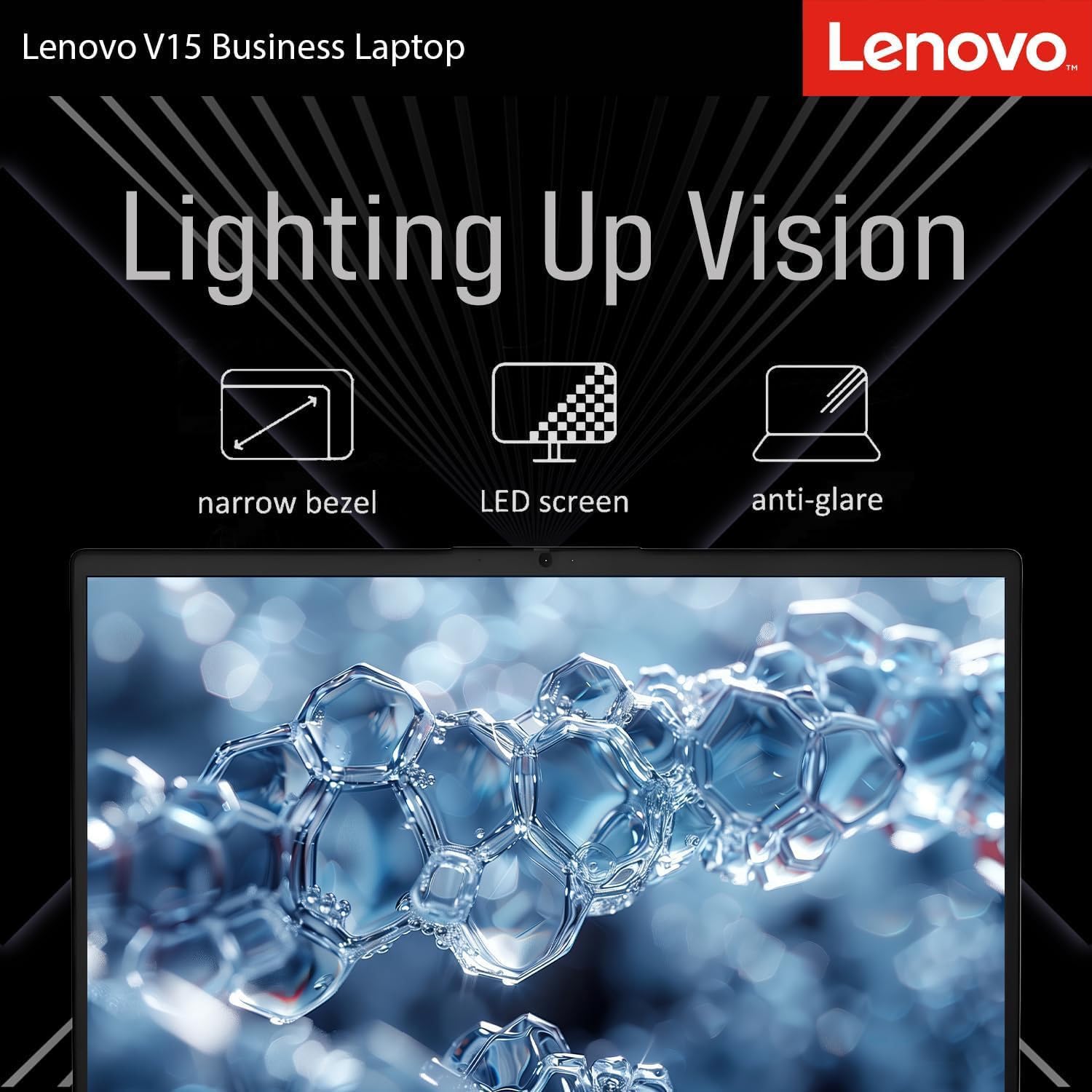 Lenovo 2026 New V15 Laptop for Student & Business, Powerful Intel N150 Quad-Core CPU, 15.6 inch FHD, 8GB RAM, 256GB SSD, Ethernet Port RJ-45, Windows 11 Pro, Long Battery Life, No Mouse