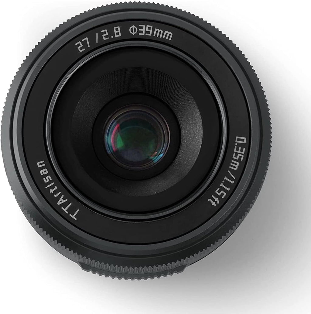 TTArtisan AF 27mm F2.8 f/2.8 XF-Mount APS-C Auto Focus STM Lens for Fujifilm Fuji X-Mount Cameras X-T10 X-T2 X-T20 X-T30 X-T3 X-T4 X-T5 X-T100 X-T200 X-T30 X-PR01 X-PR02 X-PR03 X-E4 -Black