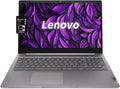 Lenovo 15.6" FHD Chromebook-Intel Quad-Core N4120(> N4020) 4GB RAM,192GB Storage,(64GB eMMC+128GB SDCard),with Privacy Camera,Wi-Fi6,HDMI1.4,Chrome OS,Artic Grey
