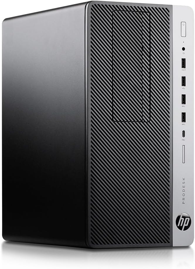 HP ProDesk 600 G3 MT Desktop Computer, Windows 11 Pro PC Tower, Intel Core i5-6500 3.2GHz, 8GB RAM, 500GB, WiFi, BT, Mouse & Keyboard, (Renewed)