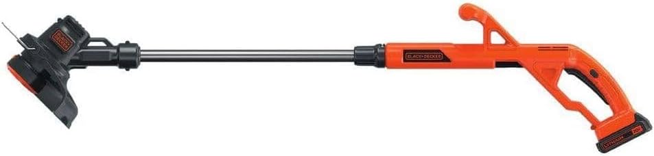 BLACK+DECKER 20V MAX Weed Eater, Edger and Sweeper Combo, Includes 2 Batteries and Charger, Cordless Electric Weed Wacker and 130 Mph Hard Surface Leaf Blower, 10 in. (LCC222)