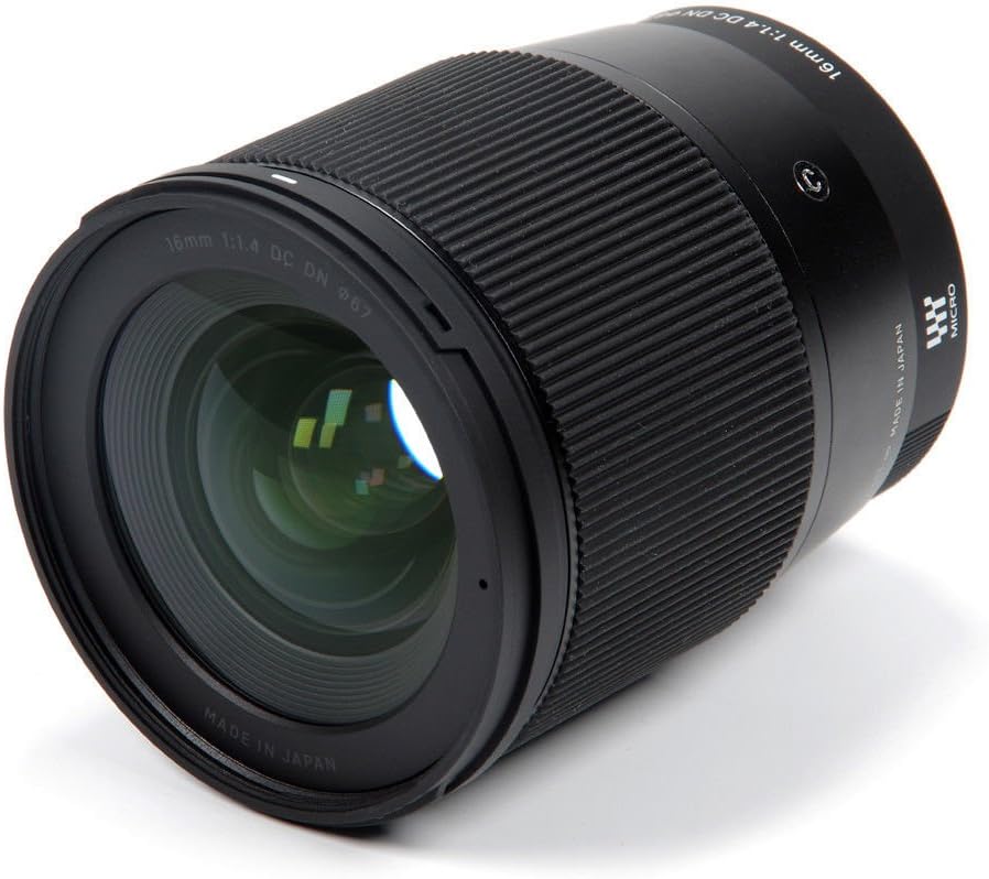 Sigma 16mm f/1.4 DC DN Contemporary Lens for Sony E (402965) Black