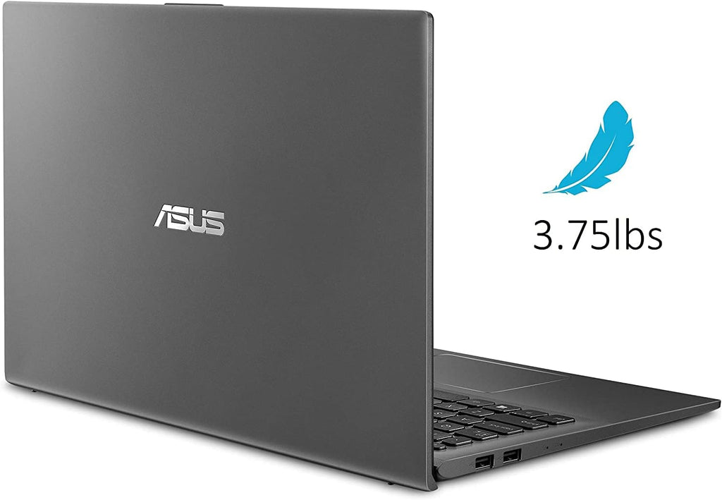 ASUS Vivobook 15.6” FHD Laptop 2-Core AMD Ryzen 3 3250U AMD Radeon Graphics 4GB DDR4 512GB NVMe SSD USB-C w/DP 802_11_BGN BT Webcam HDMI1.4 Backlit KB Fingerprint Windows 10 Pro w/RE USB
