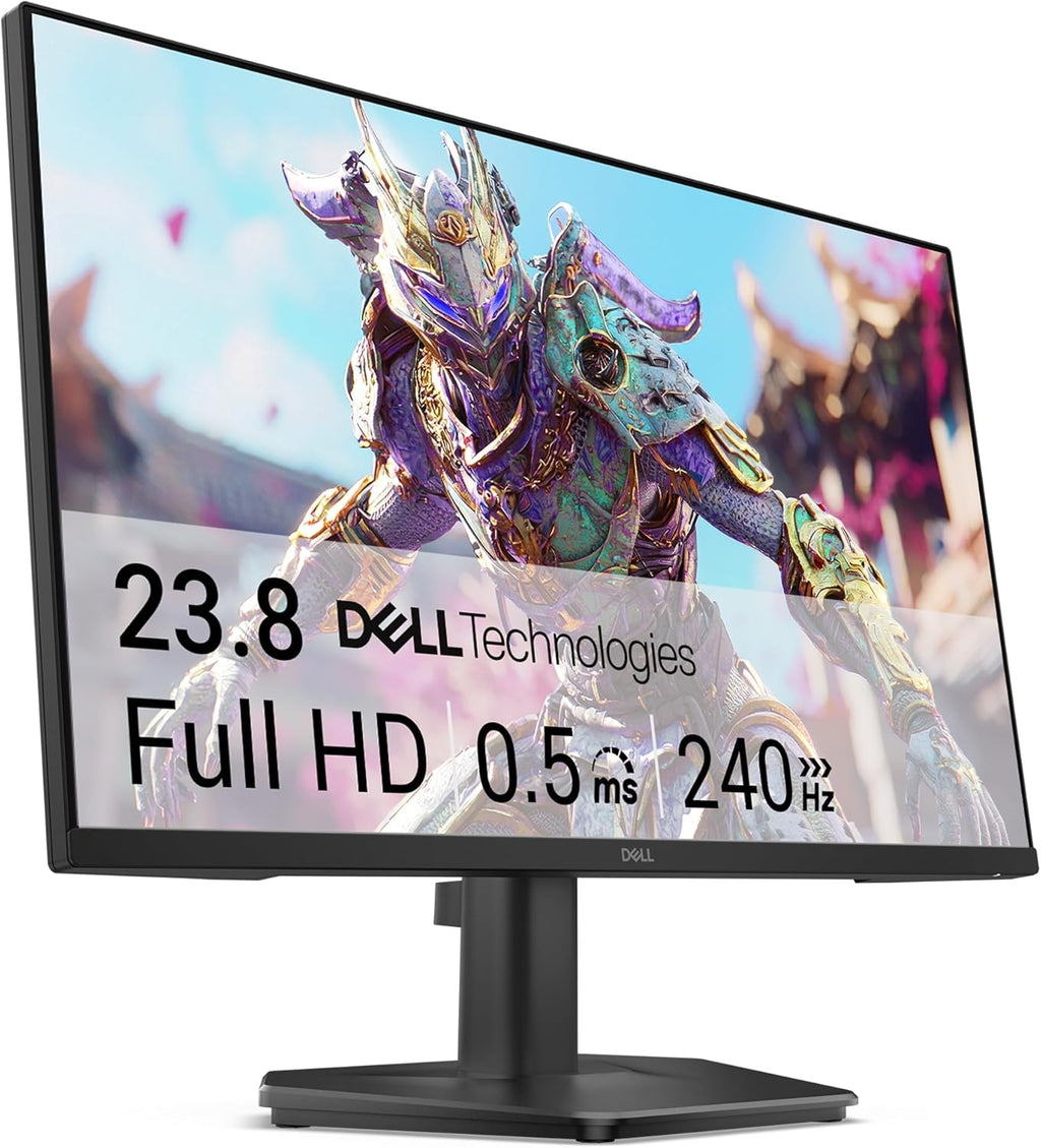 Dell 24 240Hz Gaming Monitor - SE2426HG - 23.8-inch FHD (1920x1080) 240Hz Display, in-Plane Switching (IPS) Technology, AMD FreeSync™ Premium, TÜV 3-Star, 2X HDMI, DisplayPort 1.4, Tilt