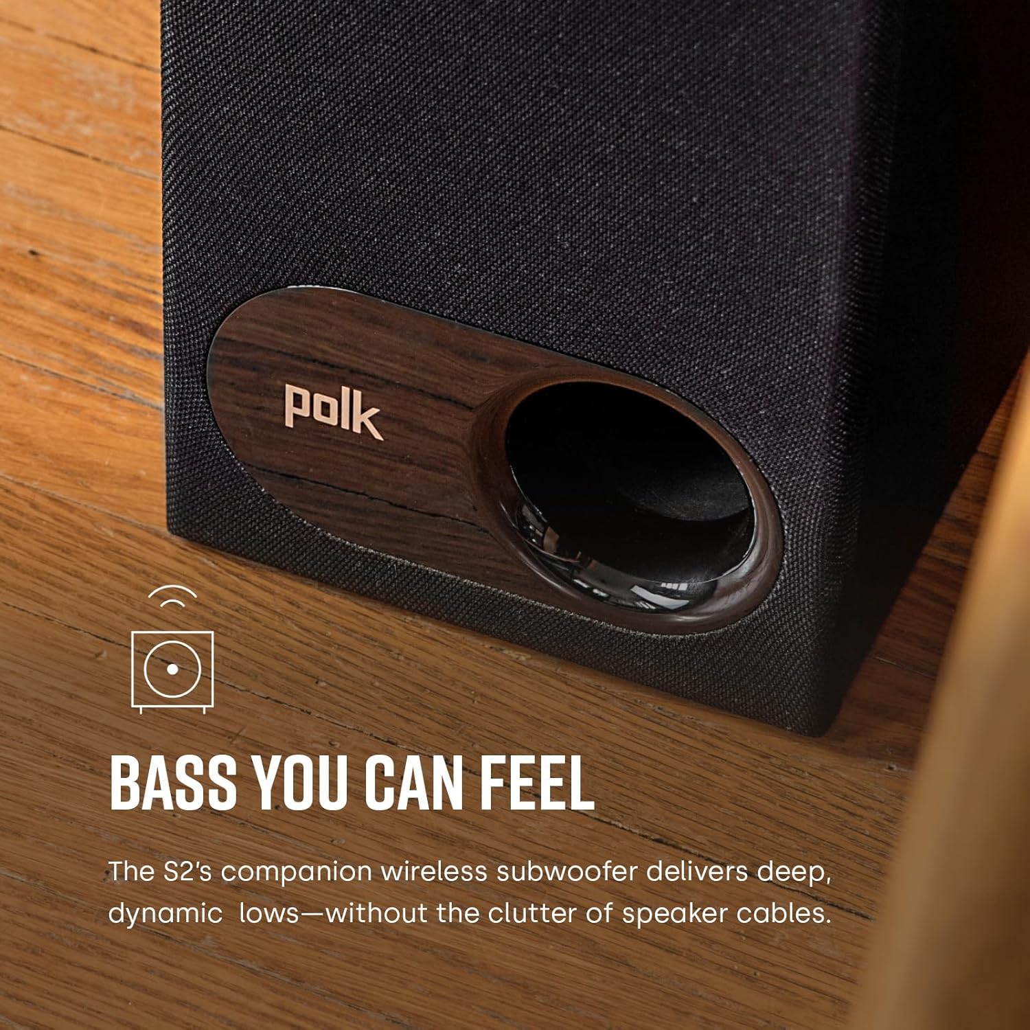 Polk Audio Signa S2 Sound Bar for Smart TV with Subwoofer, Wireless – Exclusive VoiceAdjust Technology, Ultra-Slim Design, Works with 4K & HD TVs, HDMI & Optical, Bluetooth, Wireless Streaming