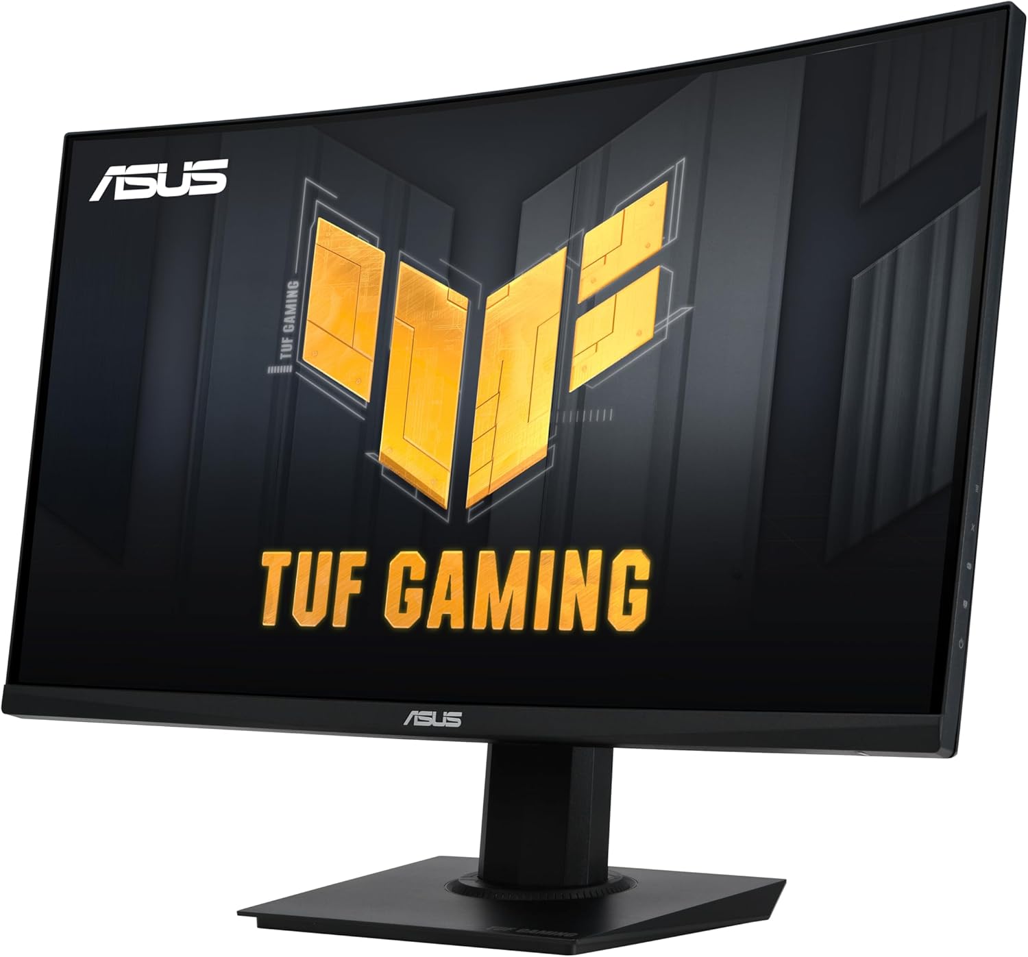 ASUS TUF Gaming 24” (23.6 inch viewable) Curved Monitor (VG24VQER) – FHD, 180Hz, 1ms, DCI-P3 90%, Extreme Low Motion Blur Sync, FreeSync, Shadow Boost, Eye Care, DisplayWidget Center, 3yr Warranty