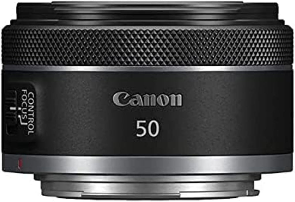 Canon RF50mm F1.8 STM Lens, Mirrorless Lens, Fixed Focal Length, Compatible with EOS R Series Mirrorless Cameras, Compact, Lightweight Design, Portraits, Landscapes, Photography, Black