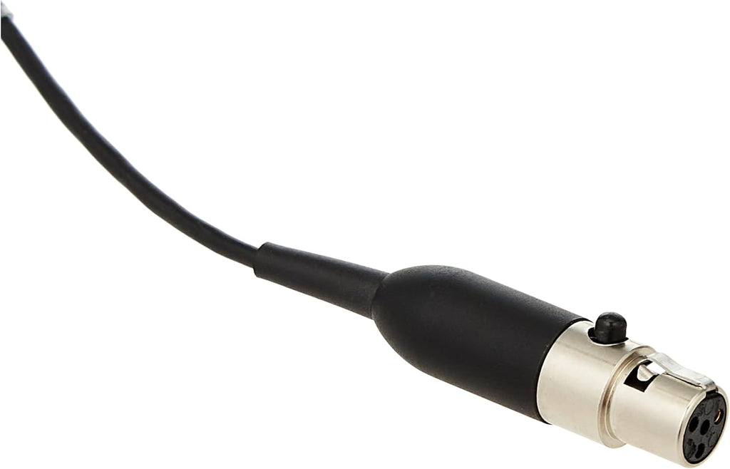 Shure SM31FH Fitness Headset Microphone, Weather-Resistant Omnidirectional Mic for Wireless Bodypacks, Secure Fit for Instructors, Trainers & Active Performers, Black & Orange