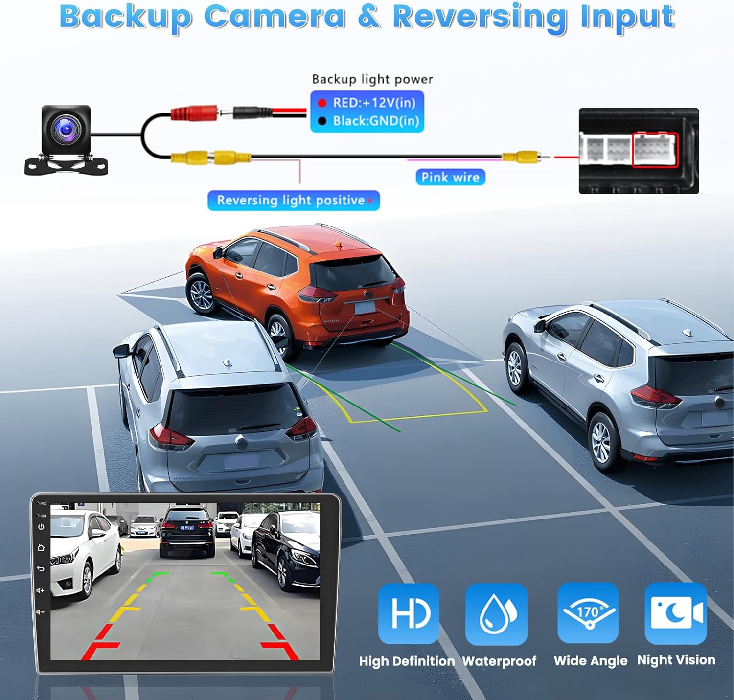 Roinvou 2+64G Android 9" Touch Screen for Hyundai Sonata 2009-2010 (Manual A/C) with Wireless CarPlay Android Auto WiFi Bluetooth GPS Navigation FM RDS Radio Backup Camera