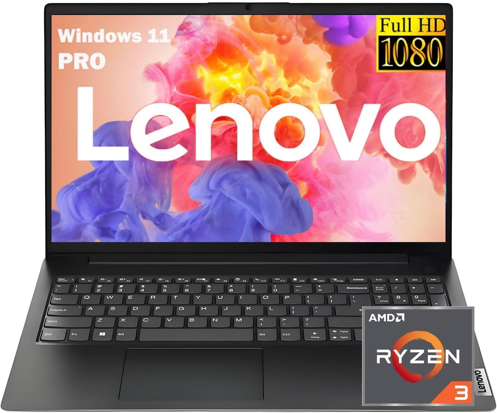 Lenovo 2026 New V15 Laptop for Student & Business, Powerful AMD Ryzen 3 7320U (Beat i7-1065G7), 15.6 inch FHD, 16GB RAM, 256GB SSD, Ethernet Port RJ-45, Windows 11 Pro, Long Battery Life, No Mouse