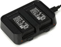 Sennheiser Pro Audio EW-D Charging Set, Dual-Bay Charger w/ 2 Lithium-Ion BA-70 Battery Packs