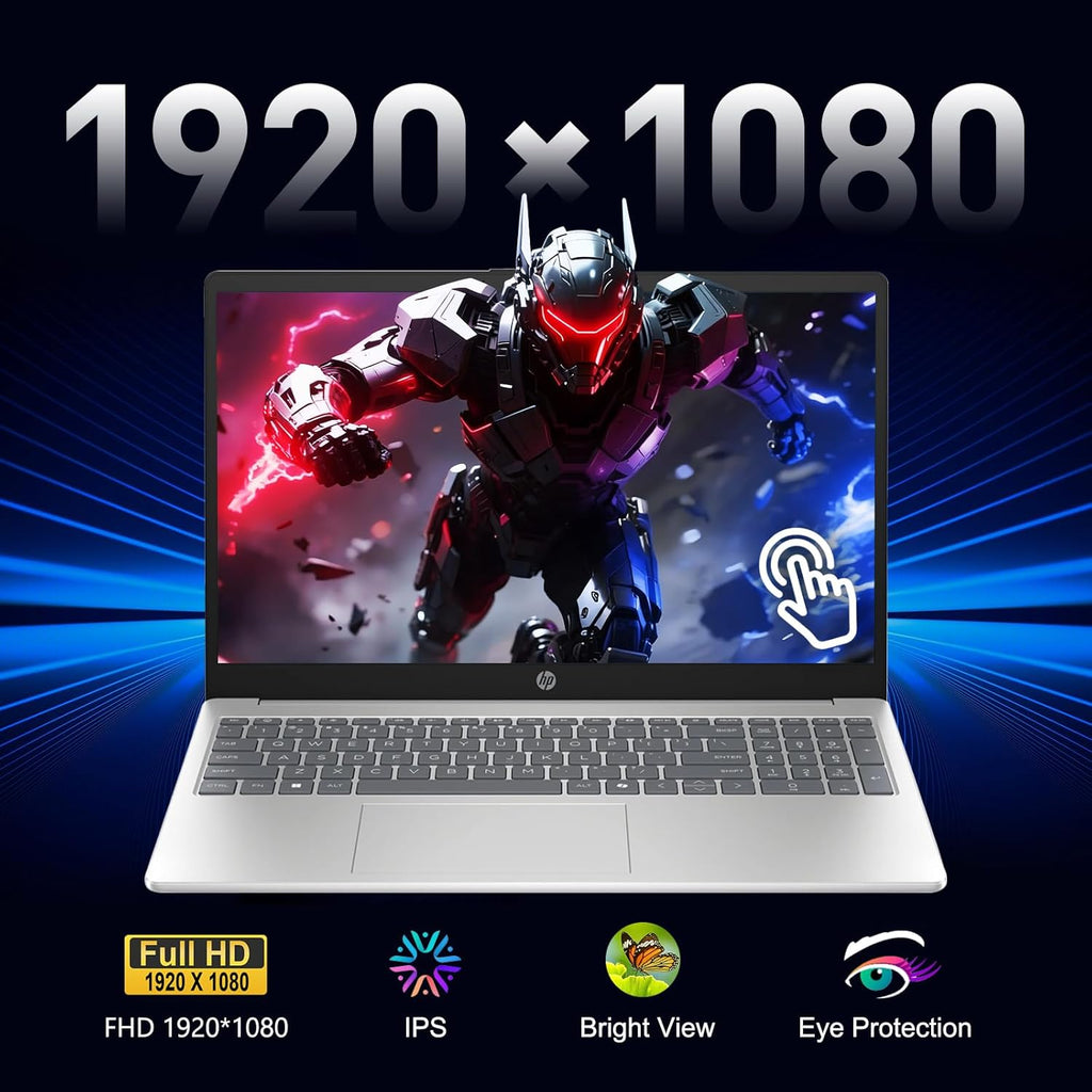 HP 15.6" FHD Touchscreen i7 Laptop, Intel 10-Core i7-1355U(Beat Core 7 160U), 16GB RAM 1TB SSD, Win 11 Pro Wifi6 Bluetooth Numeric Keypad Laptops-Computer for Business Gaming w/GM Accessory