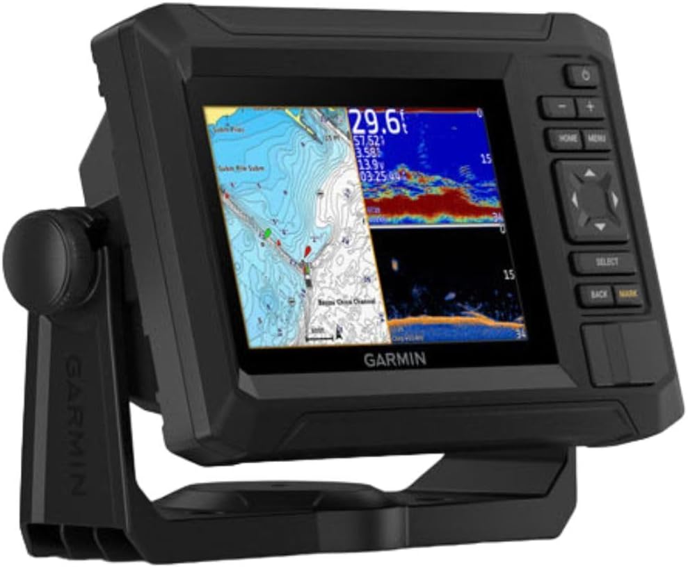 Garmin ECHOMAP UHD2 53CV Chartplotter/Fishfinder with US Inland Maps and GT20-TM 010-02590-51