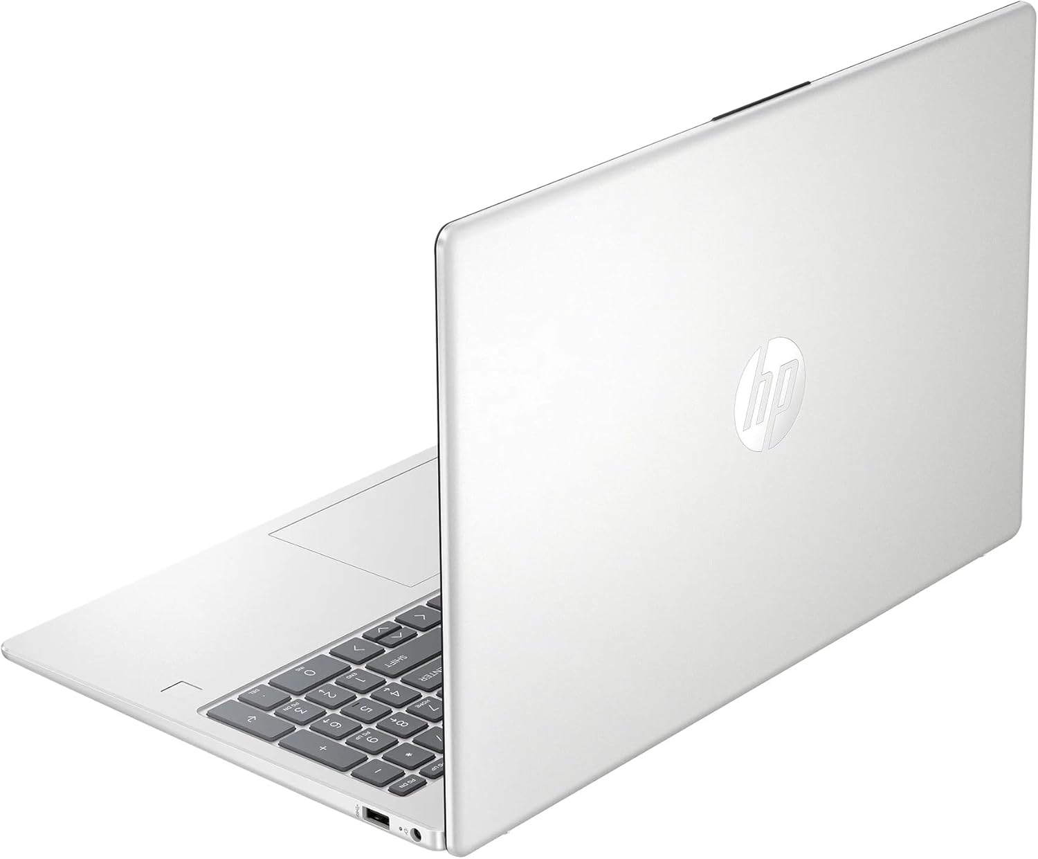 HP 15.6" Business Laptop Computer, Intel Core i5-1334U(10-Core), 16GB RAM 512GB Storage (256GB SSD+256GB Docking Station), Windows 11, Fingerprint Reader, Backlit Keyboard, SageNova Earphones, Silver